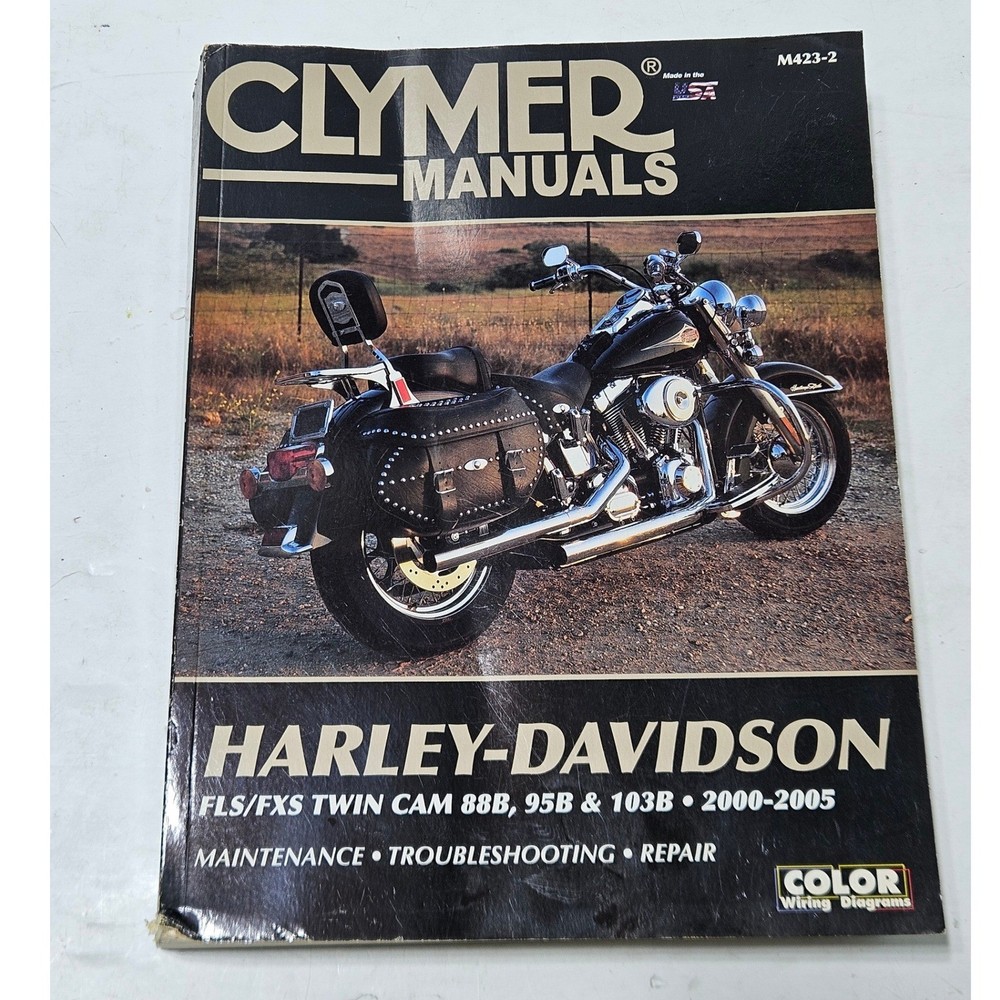 Harley-Davidson FLS/FXS Twin Cam 88B 95B 103B 2000-2005 Service Manual Clymer