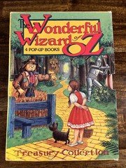Vintage The Wizard of Oz Pop-Up Book Collection Box Set Of 4 Hardcover Books