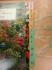 Gardening Made Easy 3-Ring Binder Full Set Of 12 Dividers ONLY Replacements