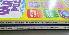 Lot of 2 Classic Variety Puzzles Plus Crosswords by Penny Press – Jumbo Specials