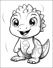 NEw Baby Dinosaur Coloring Book – Fun & Educational Activity for Kids A
