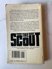 The Scout #3 – Outlaw Canyon – Action Adventure Western Novel – Buck Gentry 1981