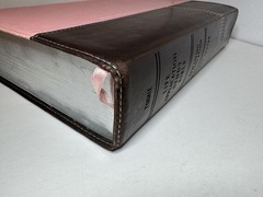 Life Application Study Bible New Living Translation – Pink / Brown Cover + Case
