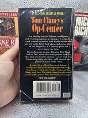 Mixed Paperback Book Lot 4 Crichton/Clancy/Rice Paperback Bundle Suspense/ Myste