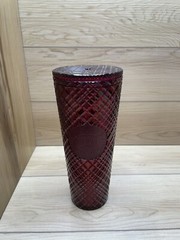 Starbucks 2022 Holiday Merlot Red Jeweled Venti 24 oz Tumbler Limited Ed.- Read