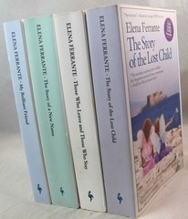 Elena Ferrante: Neapolitan Novels Brilliant Friend, New Name, Lost Child etc