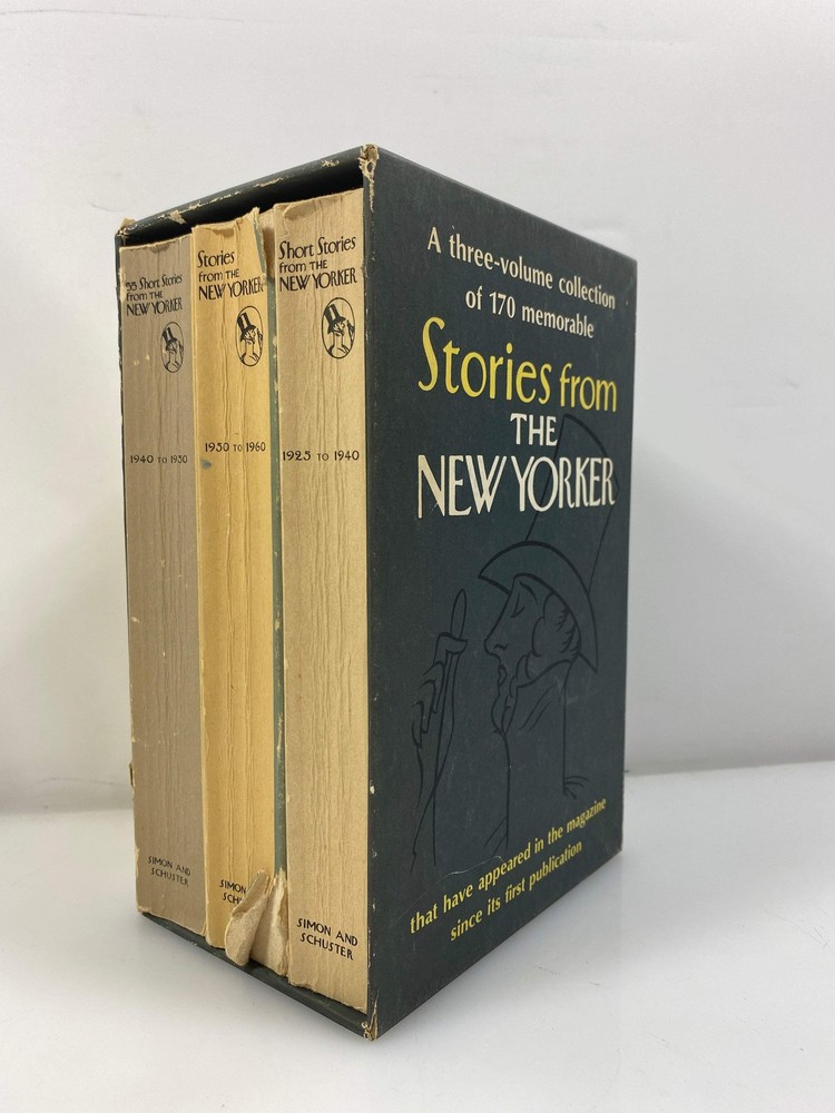 Three Vol. of 170 Short Stories from the New Yorker 1965 SC Slip Case