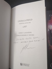 8 Signed Logsdon & Young Books in Limited Edition Box with PPD Badge & Card