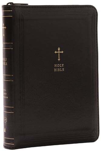 KJV Holy Bible: Compact with 43,000 Cross References, Black Leathersoft with