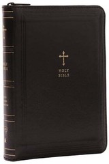 KJV Holy Bible: Compact with 43,000 Cross References, Black Leathersoft with