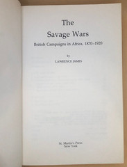 VINTAGE Savage Wars British Campaigns Africa 1870-1920 Lawrence James HISTORY HC