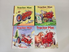 Lot of 4 Tractor Mac Series Paperback and Hardcover Books by Billy Steers