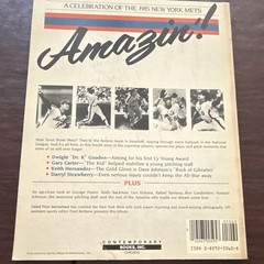 United Press International Amazin! 1985 New York Mets Paperback 1986 Foreword