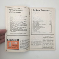 Black & Decker Automotive Power Tool Super Hero Catalog 1977