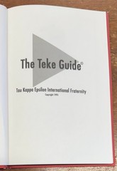 The Teke Guide 1995 Tau Kappa Epsilon International Fraternity