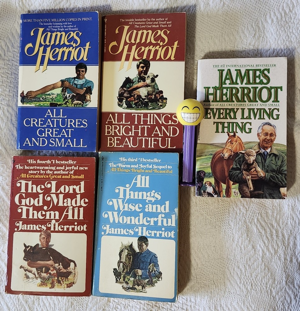 J. Herriot lot 5 PB All Creatures; Wise; Bright; Lord; Every Living Thing