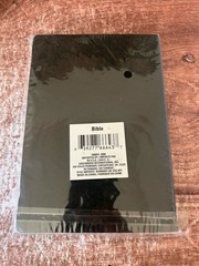 Holy Bible King James Version KJV Black Faux Leather Bound. Brand New Sealed