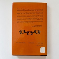 Martin Heidegger George Steiner 1979 Hardcover DJ Viking Press Modern Masters