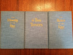 The Lord of the Rings J.R.R. Tolkien 1961 1st editions, 10th/8th/8th impressions