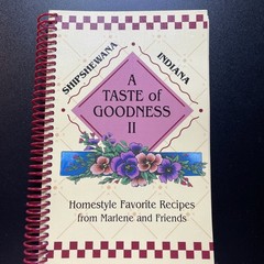 Amish Country Cookbook Shipshewana Indiana Taste of Goodness II Recipes Spiral
