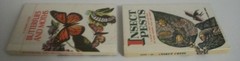 Golden Guide Butterflies Moths Insects Pests lot 2 hardcover ex-lib perma-bound