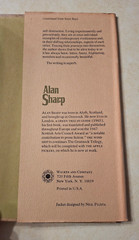 The Wind Shifts Alan Sharp 1967 First Edition 1st US American Hardcover DJ Novel