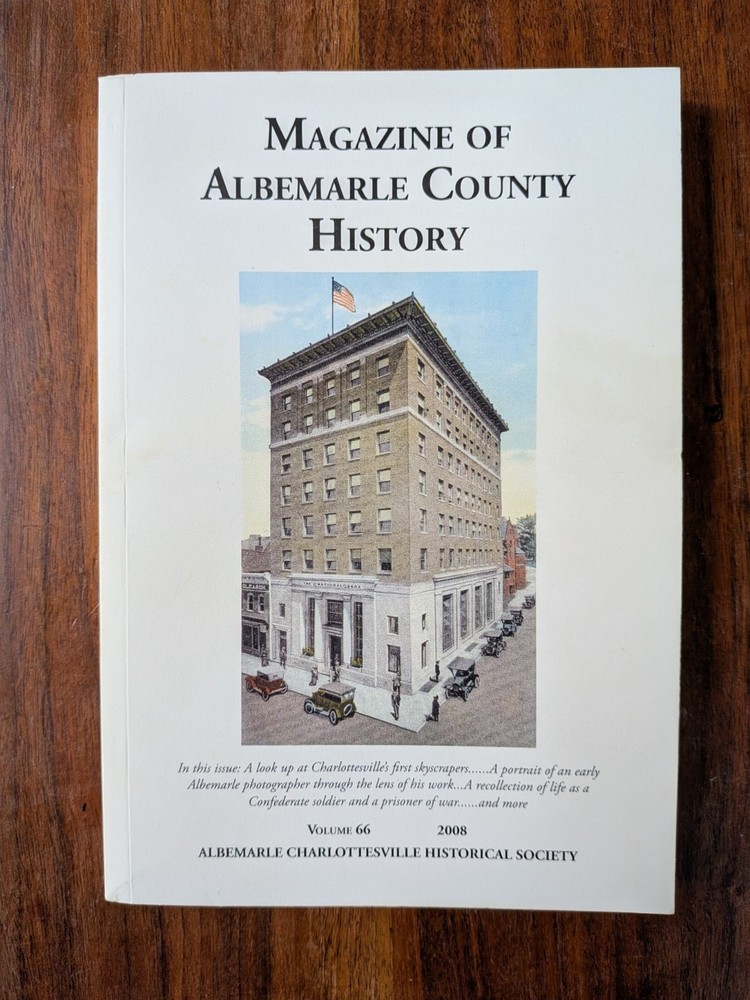 Magazine of Albemarle County History Volume 66 2008