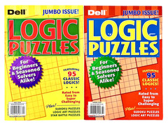 NEW 2 Penny Press Dell Logic Problems Puzzles Beginner-Expert Levels 95 In Each!