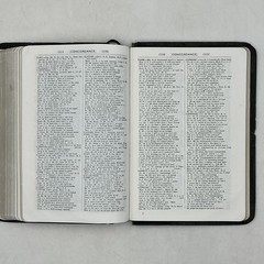 The Holy Bible Old & New Testaments Concordance Leather Pinseal Morocco 2217X
