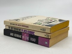 Jack Kerouac Paperback Lot 3 Books-Dr.Sax, On the Road, The Subterraneans