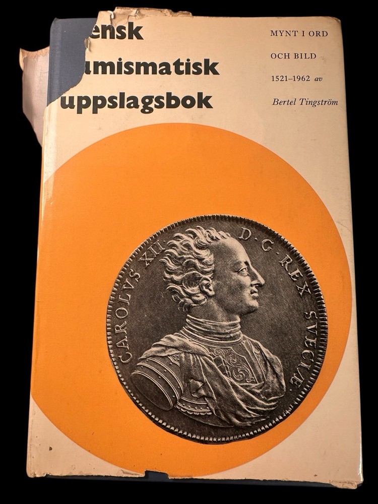 Svensk Num. Uppslagsbok by Bertel Tingstrøm 1521-1962 – Reference Book 260 Pages
