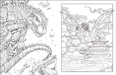 Godzilla: The Official Coloring Book, Titan, Excellent Book