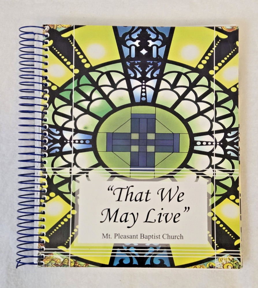 Spiral Bound Cookbook Mt. Pleasant Baptist Church Forest City NC 334 pages