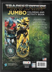 Transformers Rise of the Beasts Jumbo Coloring & Activity Book – 80 Pages