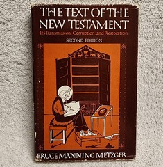 The Text of the New Testament by Bruce Manning Metzger HCDJ 2nd Ed 1968 Oxford