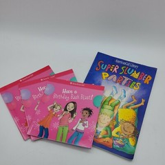 American Girl Have A Birthday Bash Blast! 3 Books Set+Super Slumber Parties Book