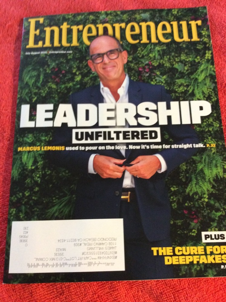 ENTREPRENEUR MAGAZINE JULY AUGUST 2025 LEADERSHIP UNFILTERED MARCUS LEMONIS