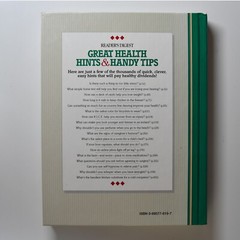 Great Health Hints and Handy Tips More Than 4,000 Ideas Reader’s Digest 1996