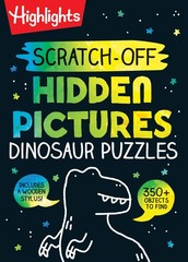 Scratch-Off Hidden Pictures Dinosaur Puzzles: Scratch-Off Hidden Pictures Di…