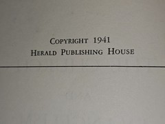 The Church and Evangelism by the RLDS Church, Clinic In Evangelism 1941 HC. R30.