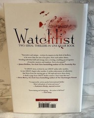 Jeffery Deaver WATCHLIST First Edition 1st Print Multiple Writers of Thrillers