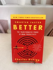 Smarter Faster Better Charles Duhigg 2017 Trade Paperback Productivity Business