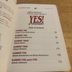 Little Gold Book of YES! Attitude: Hardcover Book By Jeffrey Gitomer