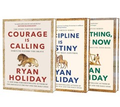 Ryan Holiday The Stoic Virtues Series 3 Books Collection Set – Courage Is Ca…