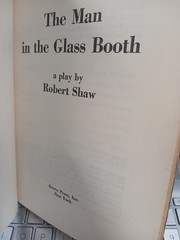THE MAN IN THE GLASS BOOTH Robert Shaw 1968 Grove Press HB