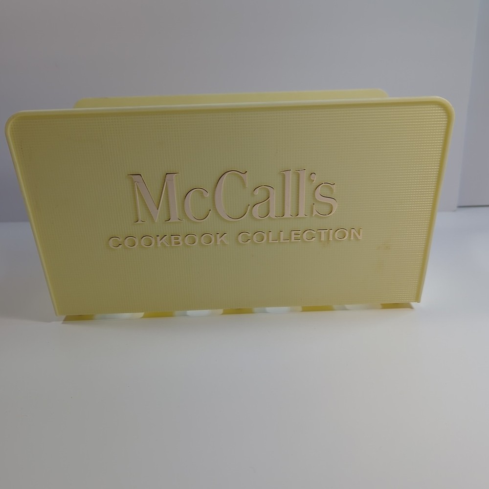 McCall’s Cookbook Collection Holder 1970’s Plastic 9 1/2” X 5 1/4” Stand Only