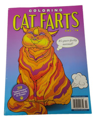 NEW Coloring Cat Farts Volume 16 • 39 Adult Coloring Pages Book Gag Gift