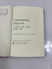 Understanding Drug Use by Marin/Cohen Ex-library 1971 HC