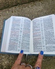 Vtg 1972 Leather 4.5″×6″ Nelson KJV Bible Words Of Christ In Red