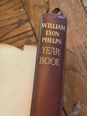„William Lyon Phelps Yearbook” (1935) w/ ANTIQUE Book Cover